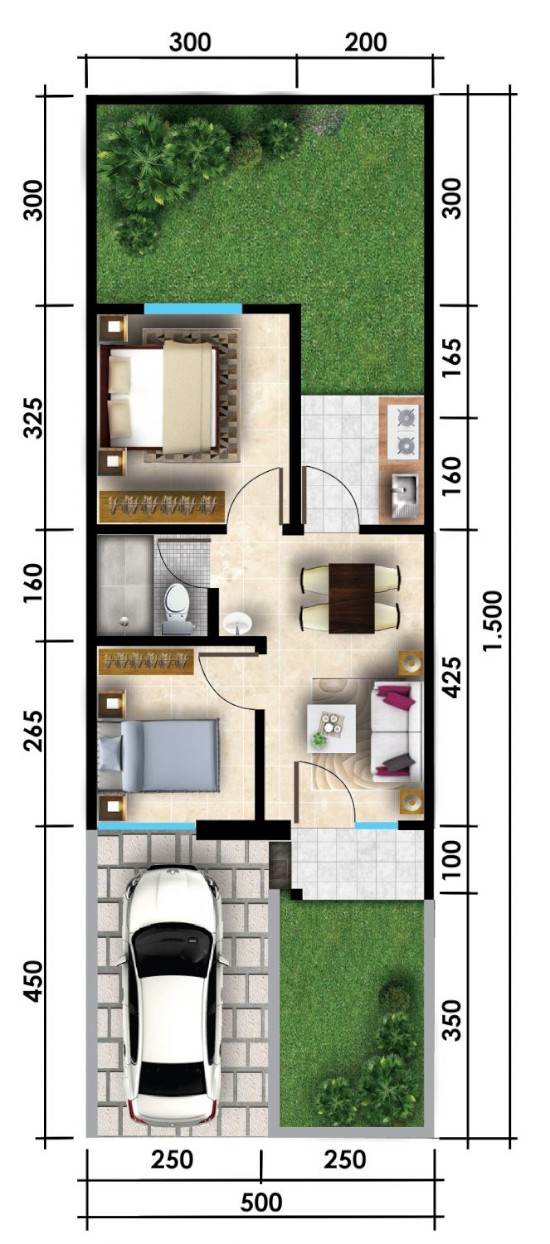 Desain Rumah Kamar Lantai Desain Id