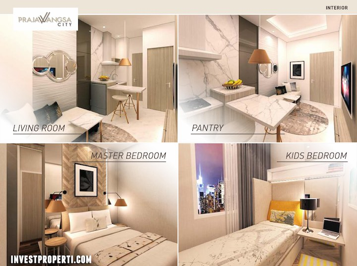 30 Contoh Desain Interior Apartemen 2 Bedroom - Desain Id