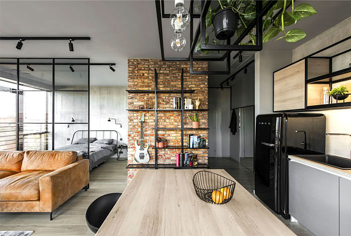 Desain Interior Apartemen Studio Terkeren - Desain Id