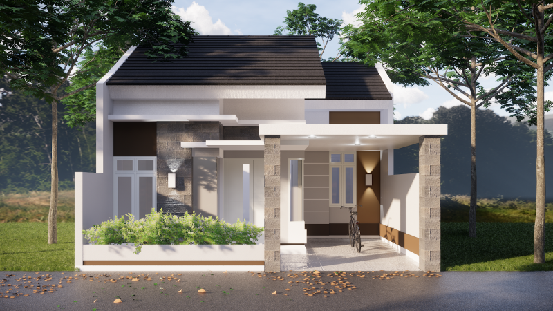 30 Ide Desain Rumah 7x12 Meter Terbaru Desain Id