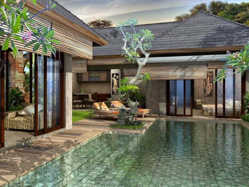 30 Inspirasi Desain Rumah Dengan Kolam Renang Minimalis Desain Id