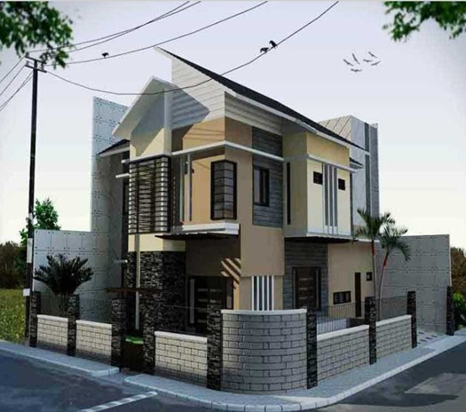 Desain Rumah Hook 2 Lantai Minimalis - Desain id