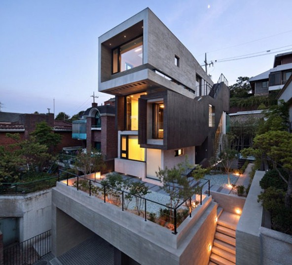 Desain Rumah Korea Modern - Desain Id