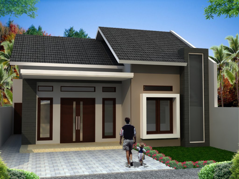 30 Contoh Desain Rumah Kecil Sederhana - Desain Id