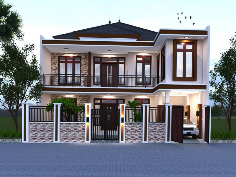 Desain Rumah Klasik Modern Terkini 1 Desain Id