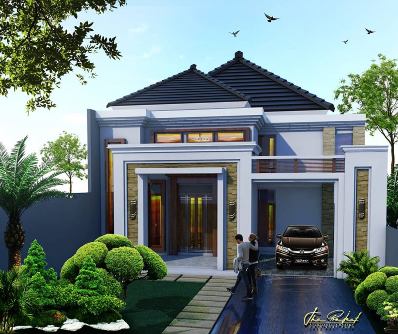 Sketsa Desain Rumah Mewah 1 Lantai 1 Desain Id 9231