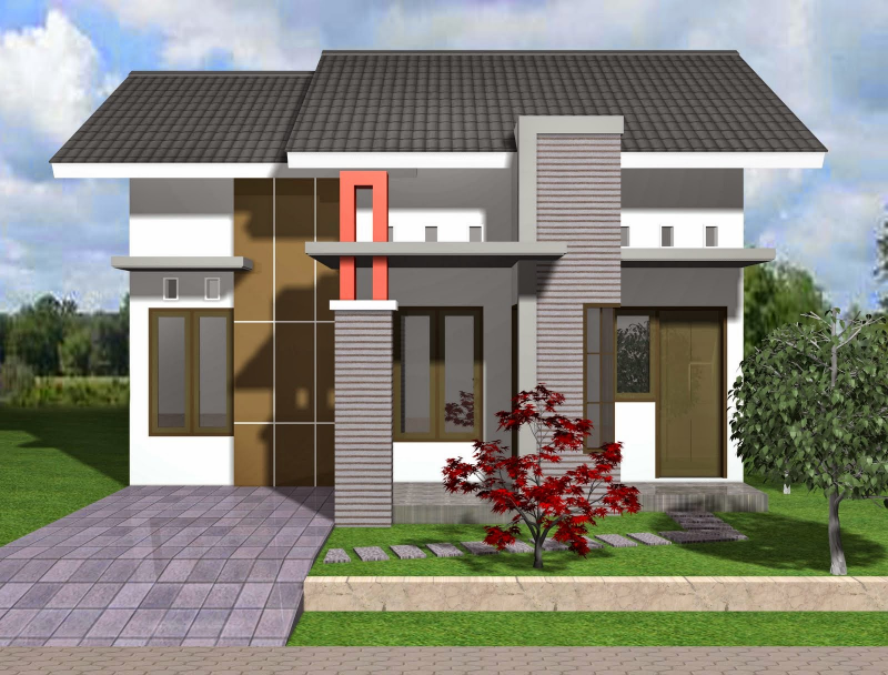 30 Contoh Desain Rumah Minimalis Type 45 Terbaru - Desain Id