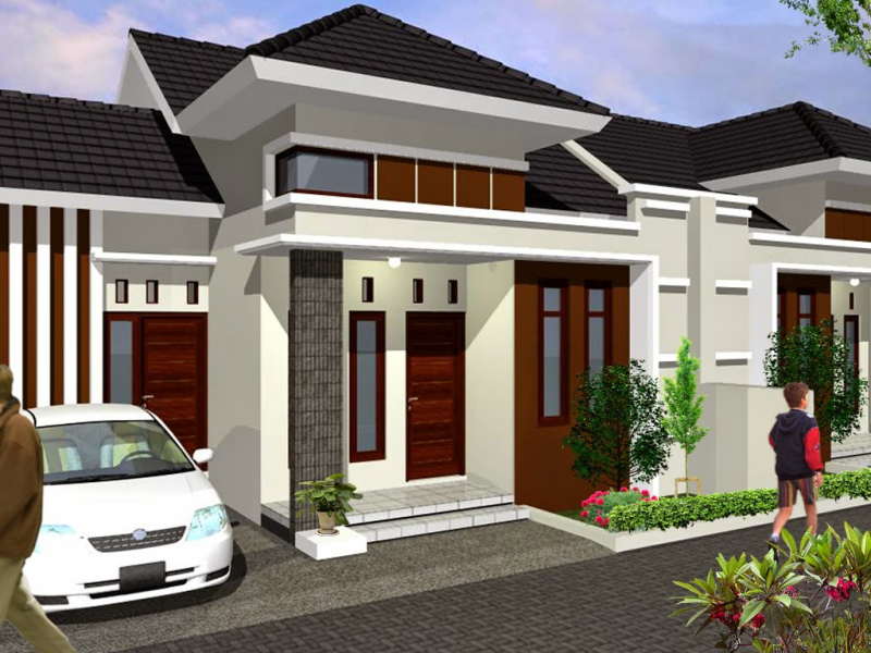 30 Ide Untuk Desain Rumah Type 45 Yang Bikin Betah - Desain id