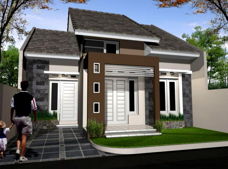 30 Ide Untuk Desain Rumah Type 45 Yang Bikin Betah - Desain id