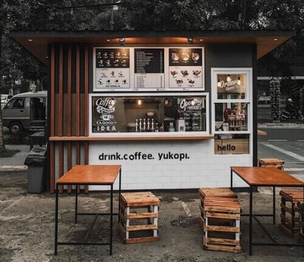 desain warung kopi sederhana pinggir jalan<br/>