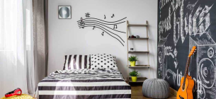 10 Desain Kamar Tidur dari Karakteristik Genre Musik Favoritmu